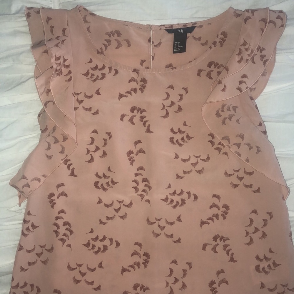 pink H&M top size 2